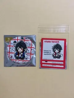 ヒプマイ シモジマ 缶バッジ 一郎 ステッカー ブクロ