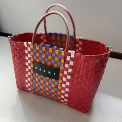 【美品】MARNI マルチカラー かごバッグ 2026年最新】marni カラー：レッド系 レディース かごバッグの人気