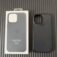 Apple iPhone 13 Pro Max レザーケース ミッドナイトのサムネイル