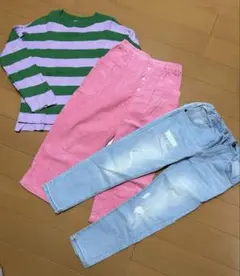 ローリーズファーム⭐︎ニット&パンツ3点セット⭐︎130cm