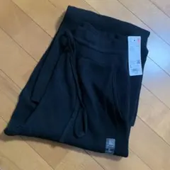 UNIQLOウォッシャブルニットリブパンツ　ブラック