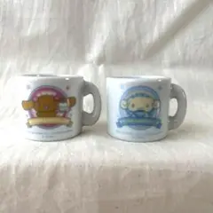 サンリオ　シナモロールミニミニ陶器マグカップ　２個セット