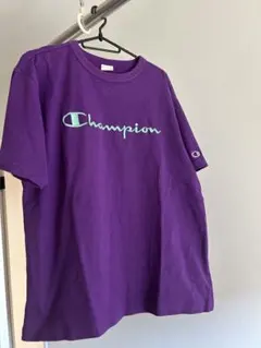 Champion 紫色 Tシャツ