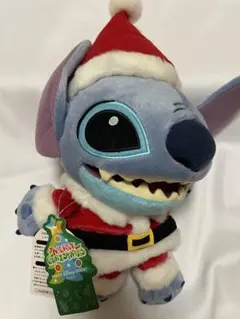 ディズニー スティッチ 動くぬいぐるみ クリスマスサンタ - メルカリ