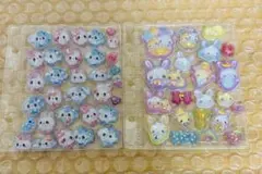 フワフワらびちゃん まじかるベリーベリー ボンボンドロップシール シール セット