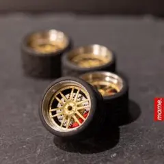 1/64 改造用 ホイール タイヤ 合金製 トミカ ホットウィール D-022G