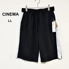 新品タグ付き✨CINEMA ハーフパンツ ジャージ スポーツウェア ブラック