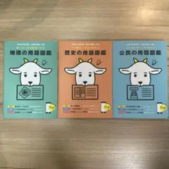 地理の用語図鑑 歴史の用語図鑑 公民の用語図鑑3冊セット 正進社