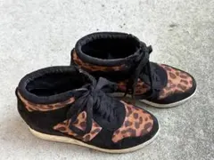 最終価格【フォーエバー21】 レディース　レオパード柄 ハイカットスニーカー