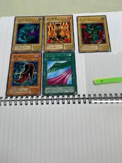 【当時物/遊戯王】遊☆戯☆王/カード5枚　F