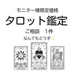 【限定価格⑤】タロット鑑定/占い/匿名配送/霊視/恋愛/仕事/金運