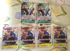 ワンピース カードゲーム ルフィ SR 6枚セット