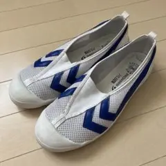 ムーンスター Moonstar 上履き 26 EE ホワイト/ブルー