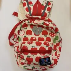 子供用 リュック サック リンゴ柄