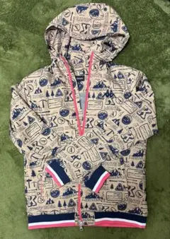 カッパゴルフ 裏メッシュ ジップパーカー ジャケット 総柄