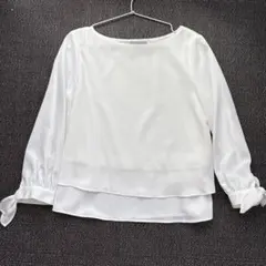 オペークドットクリップ ブラウス セレモニー 入学式 入園式 Mサイズ