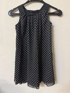 COMME CA DU MODE FILLE ドット柄 ノースリーブ 120cmのサムネイル