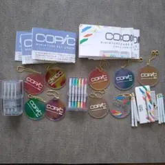 COPIC ミニチュアキーチェーン　１＆２　12種コンプセット　ガチャ