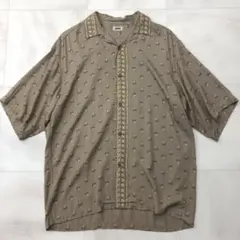 90s 00s JUNMEN ジュン オープカラー 半袖 シャツ M メンズのサムネイル