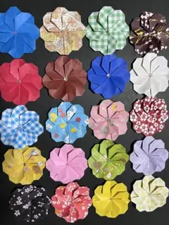 折り紙 お花 20枚セット 壁面飾り ハンドメイド5
