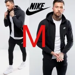 ナイキ フレンチテリー セットアップ ブラック M 新品未使用