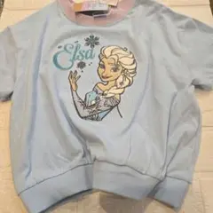 しまむら　エルサ　サガラ　Tシャツ　アナ雪　120 新品タグ付きのサムネイル