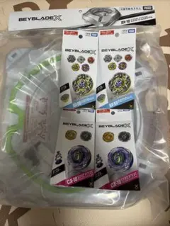 BEYBLADE X ベイバトルパス ランダムブースター等 5点セット - メルカリ