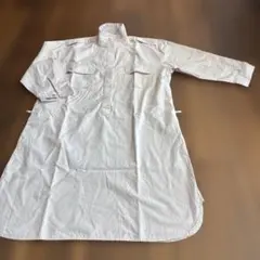 ZARAピンク長袖シャツワンピース