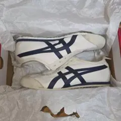 Onitsuka Tiger ホワイト/ネイビー スニーカー