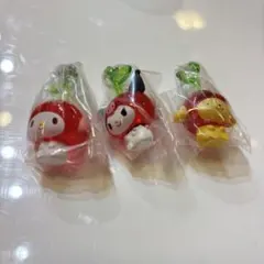 サンリオ なかよしさくらんぼスイング ガチャガチャ 3個セット