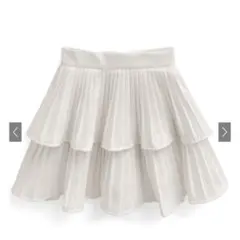 GRL フリージアインパン裏地付きプリーツティアードミニスカート[ks097]