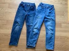 GU ジーユー　デニム　パンツ130 2本セット