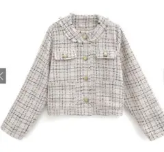 ラメツイードノーカラージャケット[on280]