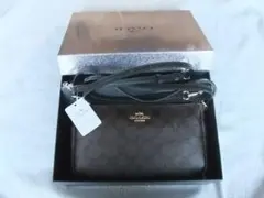 新品箱付タグ付■コーチ■レザーバッグ 2way ショルダーバッグ ポーチ