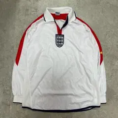 00s Umbro イングランド代表 長袖ジャージ ゲームシャツ サッカー