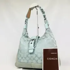 COACH ショルダーバッグ ソーホー シグネチャー スエード タッセル