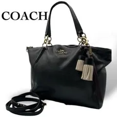 極美品 COACH ショルダーバッグ 2way ミニサッチェル