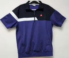 メンズ　ゴルフシャツ　ハーフジップ