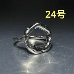 24号　シルバー　ファッションリング　指輪　アクセサリー　存在感　アート