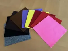 フェルト　まとめ売り ９枚