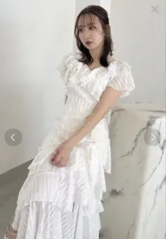 【本日限定！値下げ】dazzlin バリエフルイドワンピース