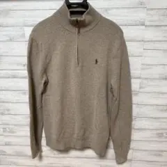 ポロラルフローレン ウール　ハーフジップ　セーター　現行品　サイズM