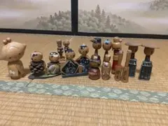 昭和レトロ こけし まとめ売り 民芸品 観光土産 木製人形 大量セット