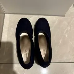 ヴェリココ　velikoko パンプス　ネイビースエード調