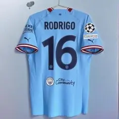 マンチェスター・シティ RODRIGO 背番号16 半袖 シャツ