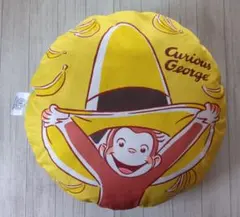 おさるのジョージ　80周年記念　メガジャンボ ラウンド クッション　SEGA