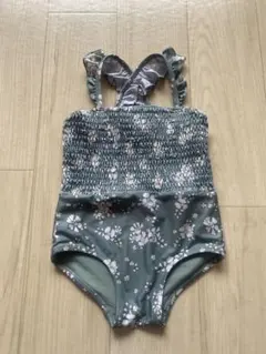 H&M 花柄 ベビー水着 86cm