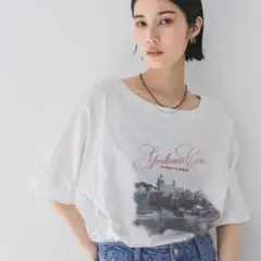 JEANASIS landscapeボカシプリントTee