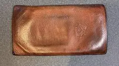 IL BISONTE 二つ折り財布 レザー ブラウン