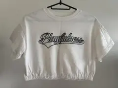 GU Playfulness ロゴTシャツ ホワイト